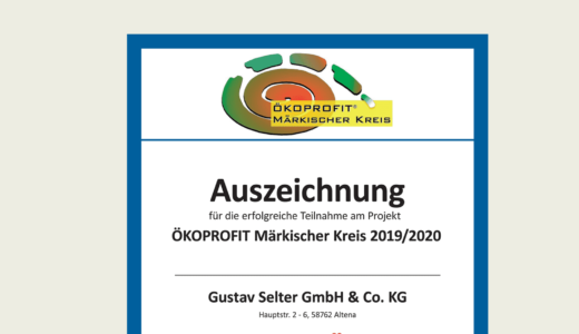 Oekoprofit Urkunde Selter 2020 web Ökoprofit