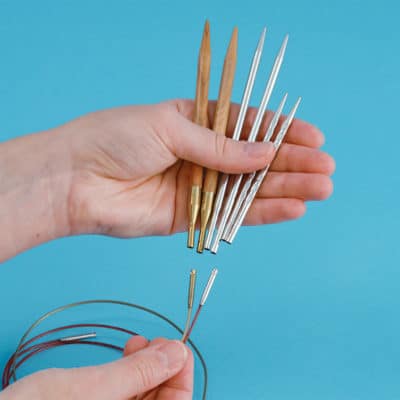 000 addiClick Spitzen Seile addiClick,Stricknadel-Set,Stecksystem Stricknadeln