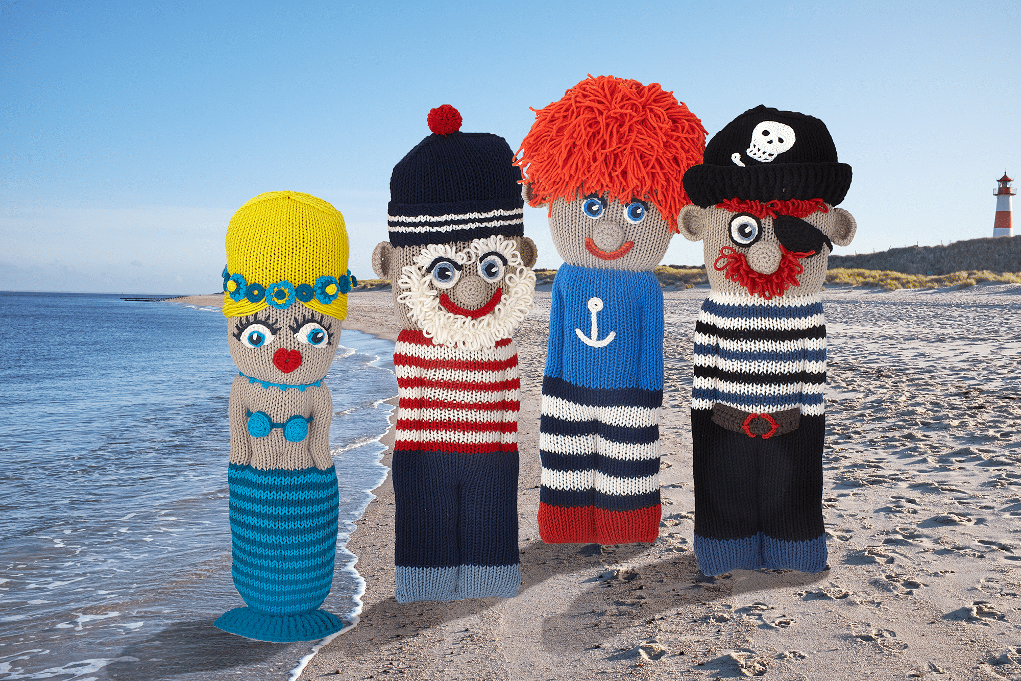 Dolls on the Beach Book Maritime Stitches Adapted