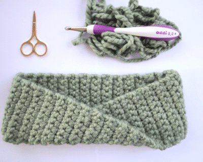 m2 3 Learn to Crochet with Twist 1,Crochet Headband for Beginners
