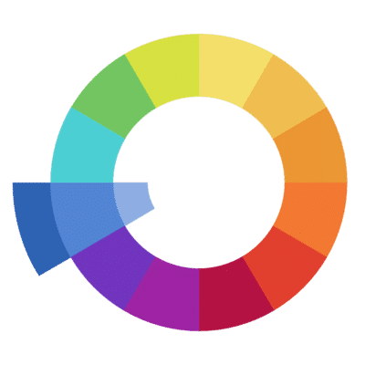 monochrome colour circle colour combination