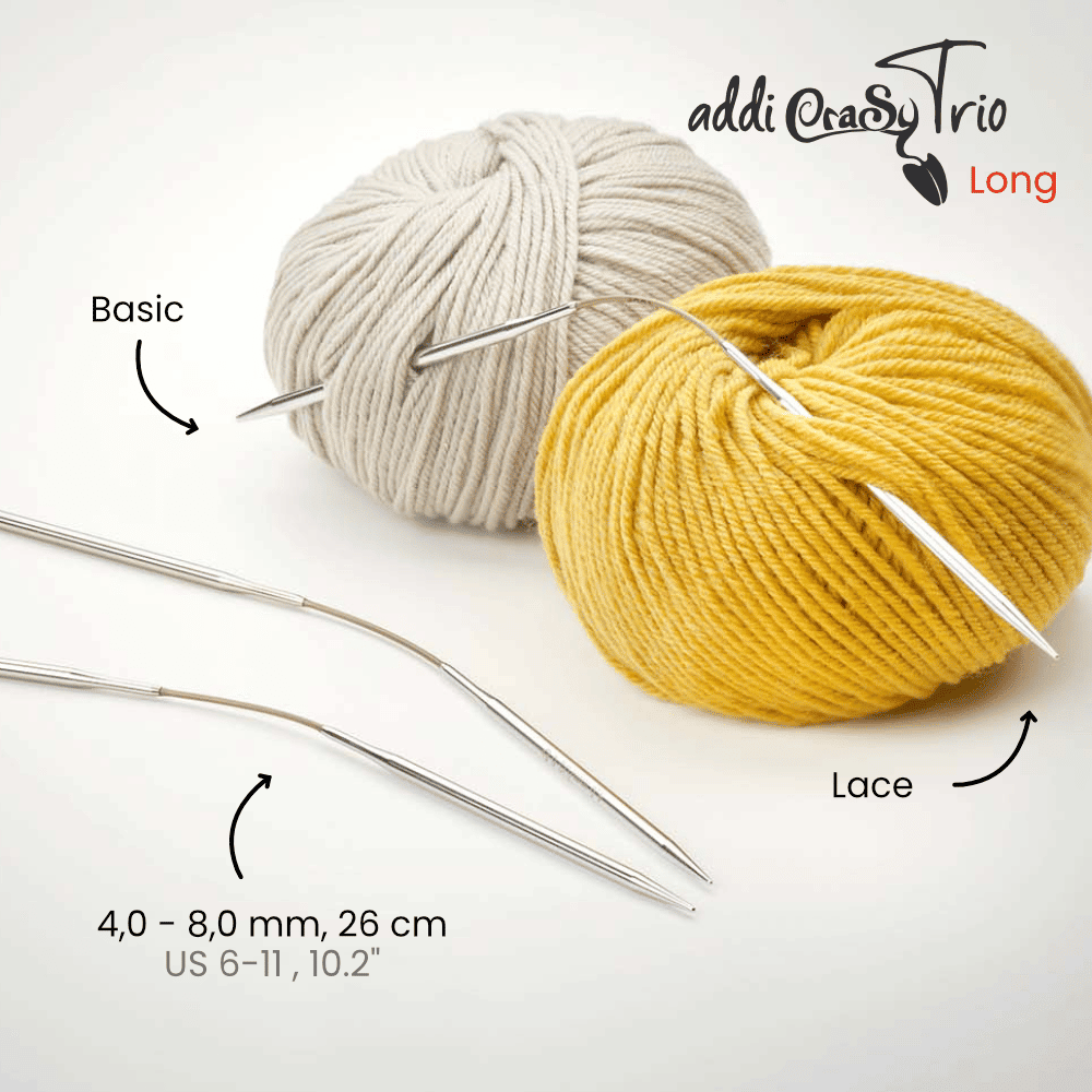 Kit Aiguilles à Tricoter Circulaires - 15 Aiguilles En Inox (2mm à 4mm) - Pour Chaussettes, Bonnets, Manches - Idéal Débutants Et Experts