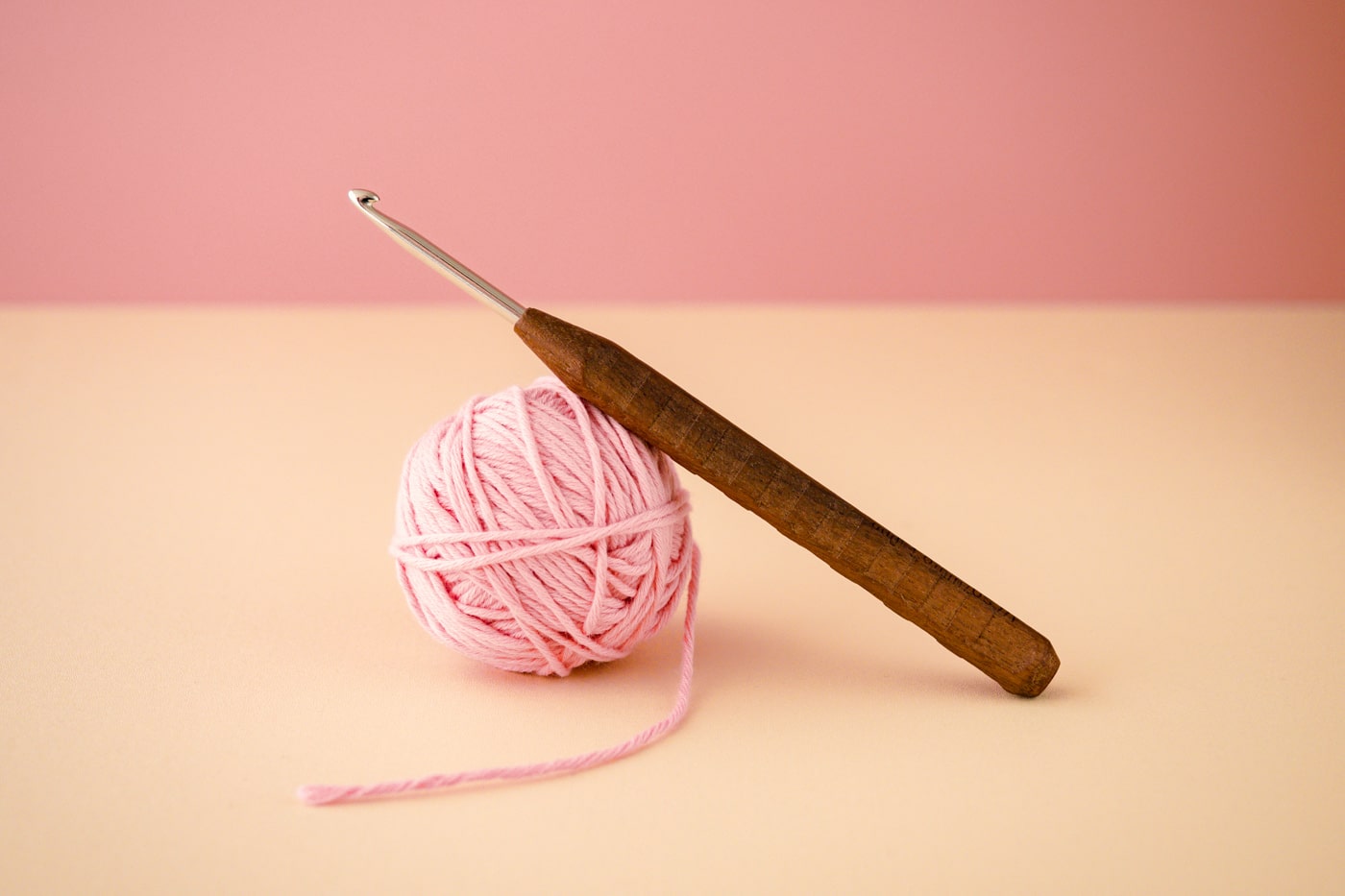 Crochet Hook Knitting Needle 17 Organizer, Square, Walnut, Brush