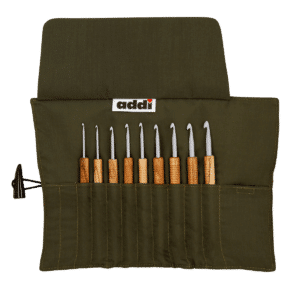 addiWrap Olive Wood Häkelnadel-Set