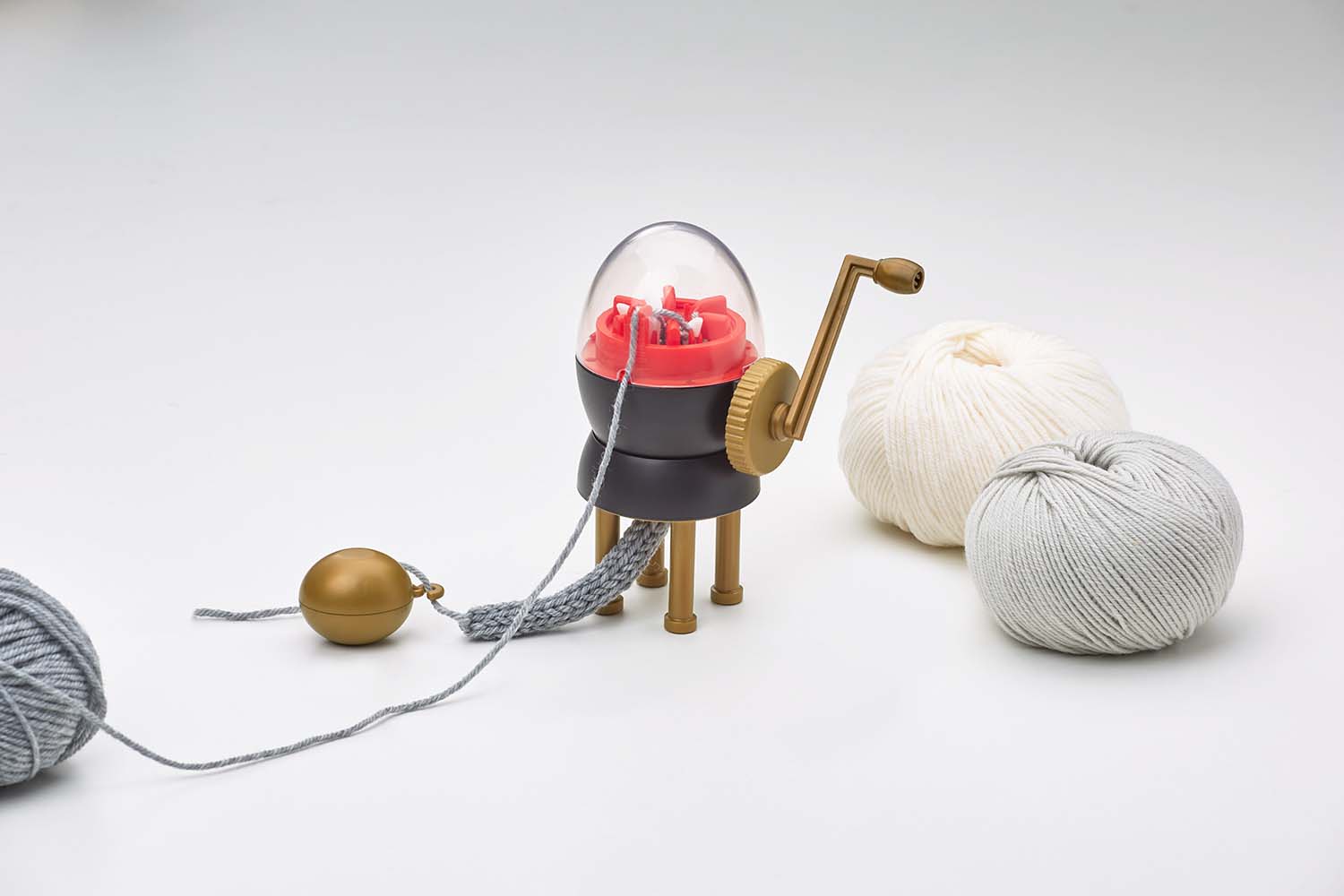  Customer reviews: Addi Egg-Cord Knitting Machine, Black Red,  One Size