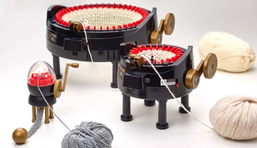 990 2 890 2 addiExpress Strickmaschinen knitting machine Stimmung rgb Yarn Bombing