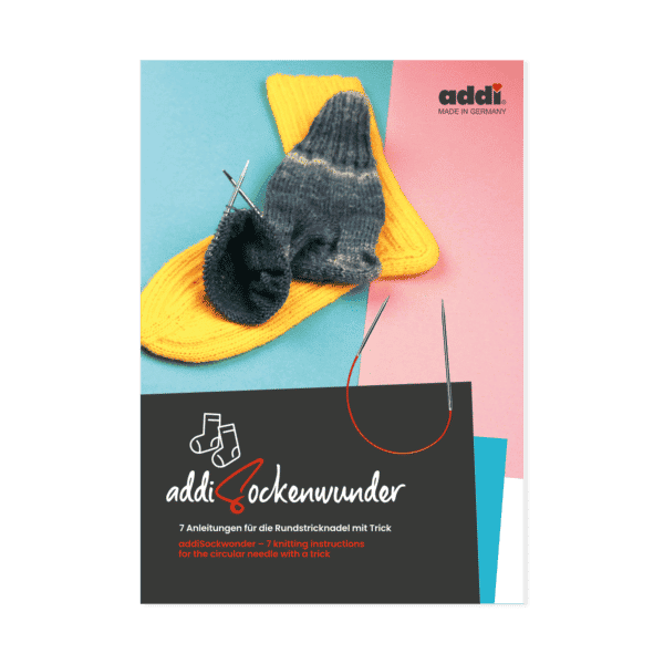 addiSockenwunder Anleitungsheft Socken stricken mit Rundstricknadeln,Anleitung Sockenwunder