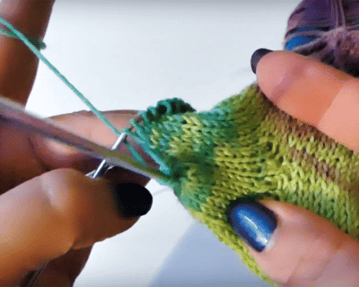 Knitting socks with the addiCraSyTrio - knitting the foot part