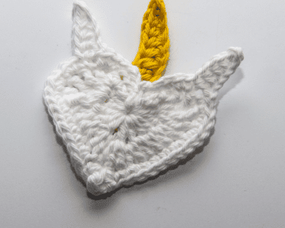 05 Crochet unicorn,Crochet badge