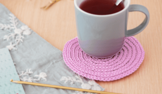 Crochet Tutorial Coasters Blogger Box 1 Pink Caros Fummeley - Caroline Prange