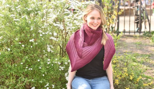 Free Knitting Instructions Scarf Striped Paule CraSy Sylvie Rasch