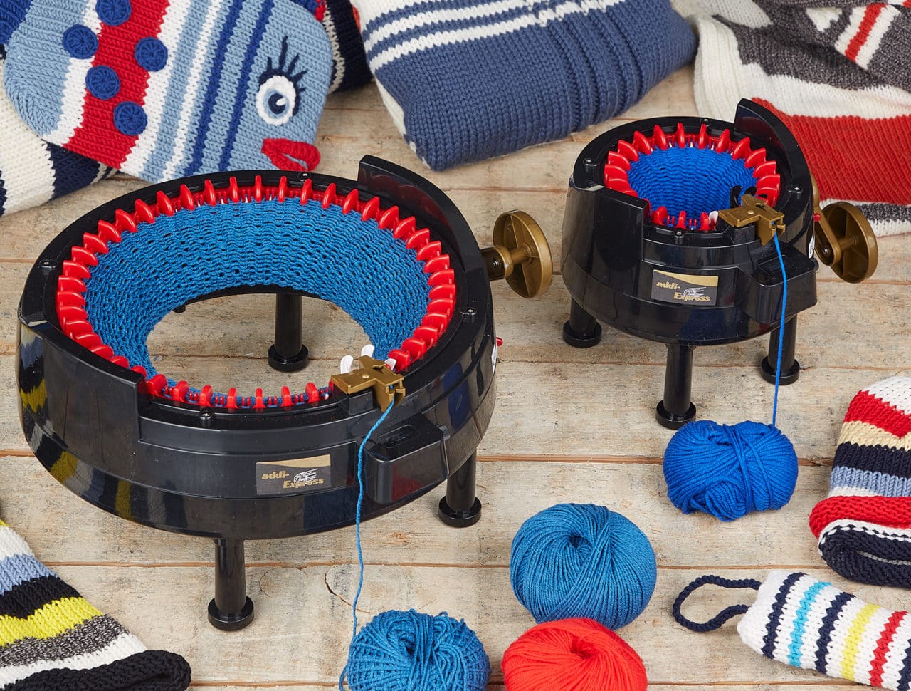 Addi Express King Vs. Toy Knitting Machine 
