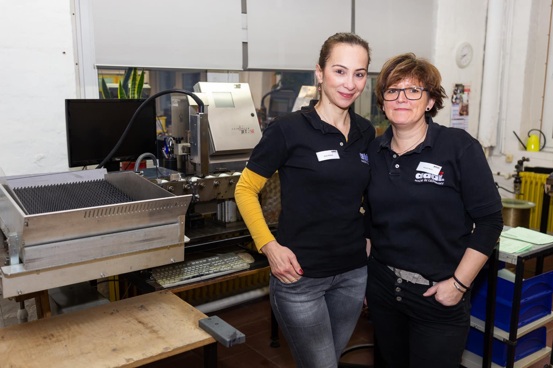 8 INS addiPrinters klein Mitarbeiter Made in Germany,addi-Qualität,nachhaltigkeit addi