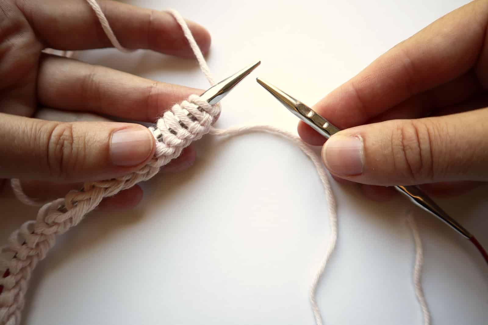 9 Nadel FadenhaltungStrickanleitung Spültuch Stricken lernen,Anleitung für Anfänger,Spültuch stricken,selbermachen,nachhaltig selber machen