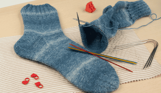 Sock knitting Needle set addiCraSyTrio addiSockenwnder addiColibri Knitting instructions for socks