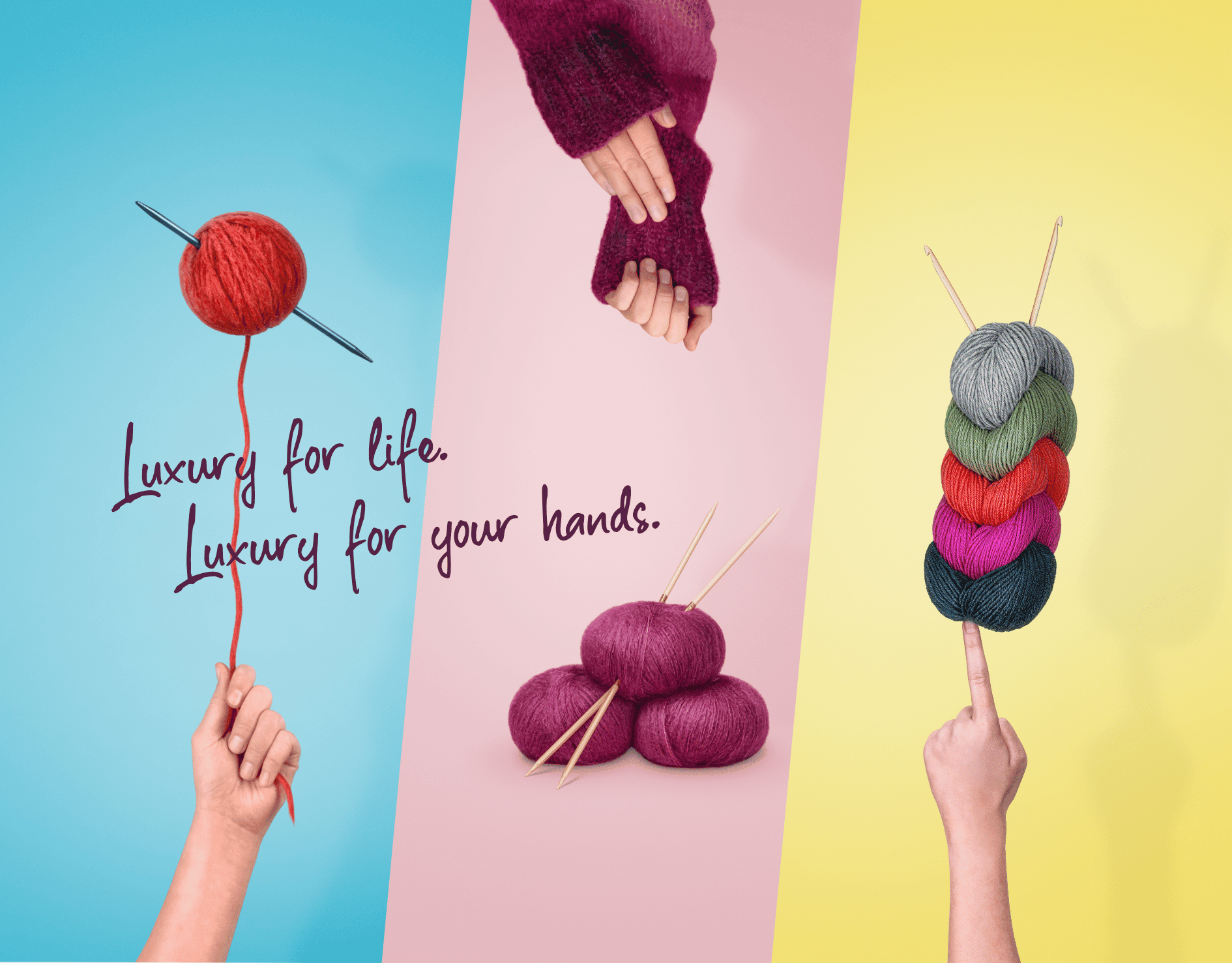 keyvisuals DE addi luxury for the hands 2 Learn to crochet,Crochet headband for beginners