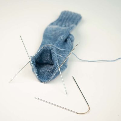 Knitting socks with the addiCraSyTrio