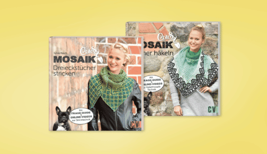 CraSy Sylvie Rasch Bücher Mosaik Tücher stricken und häkeln 1 Anleitungsbücher,Strickbücher,Häkelbücher,CraSy Bücher,Sylvie Rasch Bücher