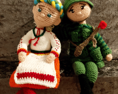 Gassenmaschen Elke Hahn Peace for Ukraine Yarnbombing,Crochet Art,Gassenmaschen,Yarnbombing Festival