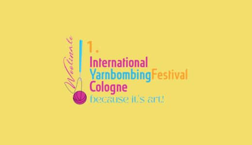 Gassenmaschen Elke Hahn Yarnbombing Festival Logo addi influencer Magazine,inspiration,knitting,crochet