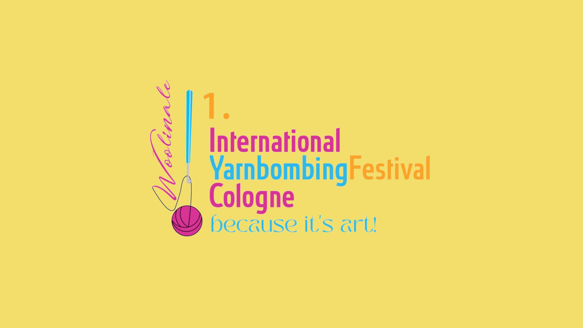 Gassenmaschen Elke Hahn Yarnbombing Festival Logo addi influencer Yarnbombing,crochet art,Gassenmaschen,Yarnbombing Festival