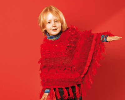 ANL Children's Poncho Instructions for Knitting Machines