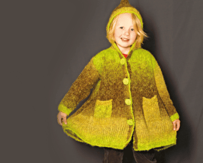 ANL Children's Cardigan - Hooded Jacket,Knitting Machine,addiExpress,free tutorial
