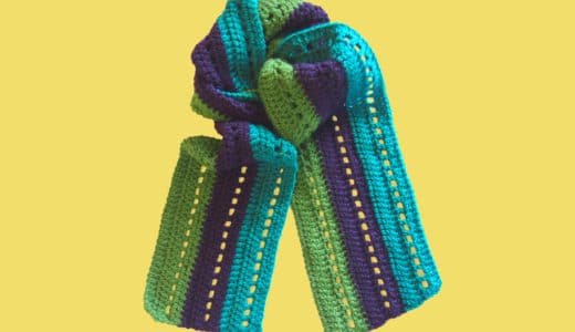 Instructions Haekelschal strip autumn mood crochet tutorials