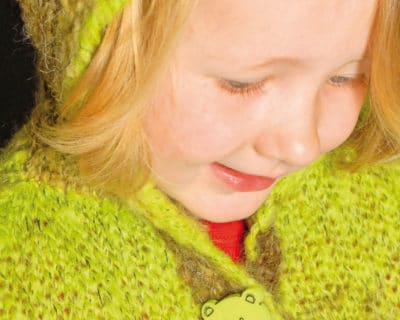 Instructions Children's Hooded Jacket Detail Back addiExpress Kingsize crank children's hooded jacket,knitting machine,addiExpress,free tutorial