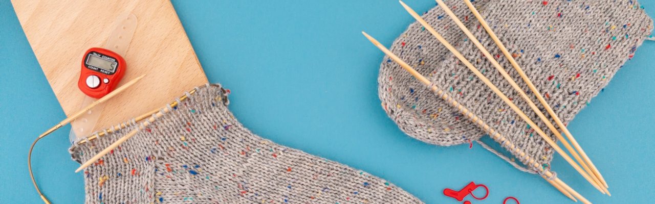 Socks on 9 Circular Knitting Needles, Step-by-Step Knitting Tutorial