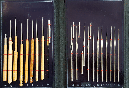Selter History the crochet hook assortment from the beginning of the 20th century