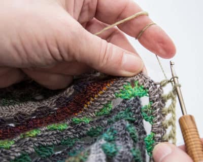 Instructions Crochet Plaid Scarf Step4 Vintage Plaid Scarf