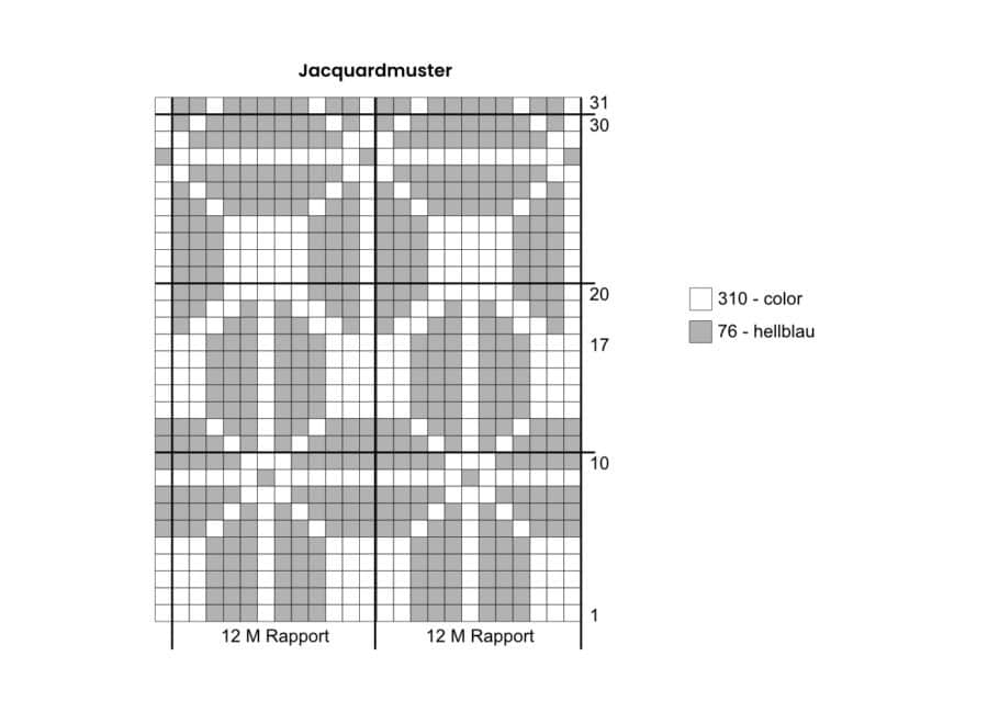 10 Anleitung Topflappen Muster Jaquard Musterchart Topflappen mit Ornament- oder Jaquardmuster häkeln