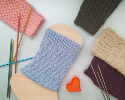 Einfache Sockenmuster stricken - einfarbig oder bunt