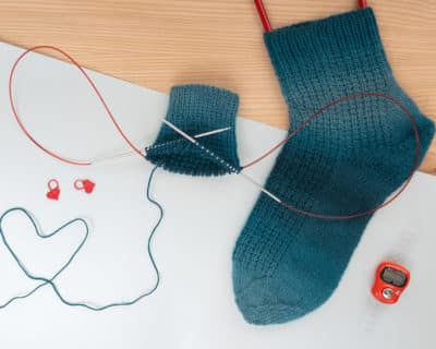 Anleitung Socken stricken Magic Loop technik Kostenlose Handarbeitsanleitungen