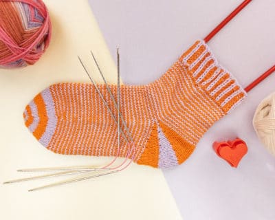 GumGum Socken mit dem addiCraSyTrio stricken Kostenlose Handarbeitsanleitungen