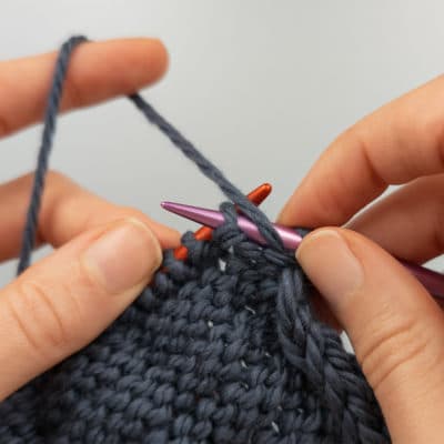 Linke Maschen Stricken 02 Stricken lernen