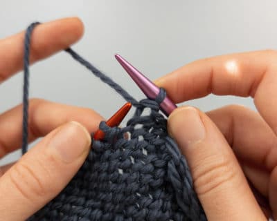 Linke Maschen Stricken 05 Stricken lernen