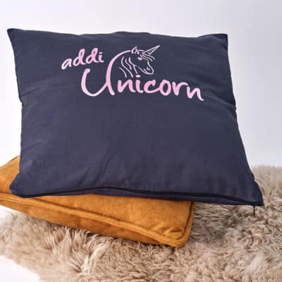 addi Merch Kissen Unicorn addiFan Merch-Shop