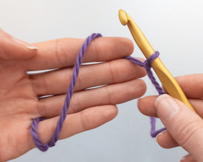Hakelguide 01 Handhaltung häkeln lernen