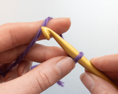 Hakelguide 02 Handhaltung Luftmaschen,Luftmaschen häkeln