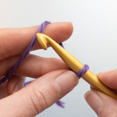 Hakelguide 02 Handhaltung Luftmaschen,Luftmaschen häkeln