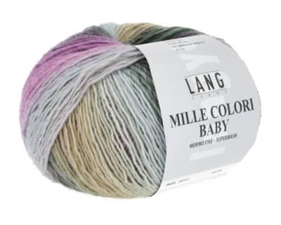 845 0052 LANGYARNS MilleColoriBaby 1600 B Häkelkleid für Babys