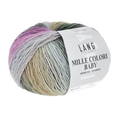 845 0052 LANGYARNS MilleColoriBaby 1600 B Häkelkleid für Babys