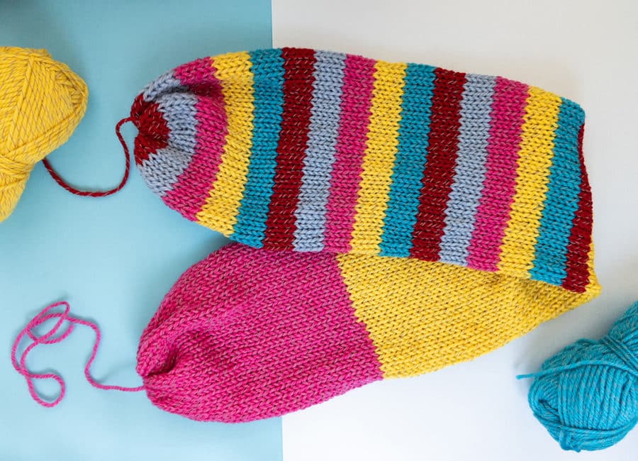 Anleitung Mutze Express Reflektorgarn Schlauch 01 Reflektorgarn