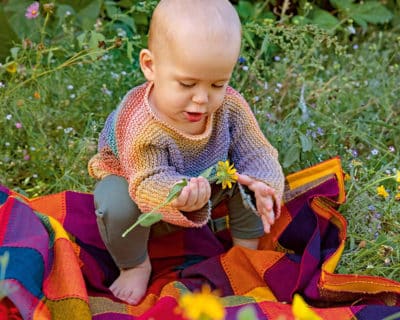 Anleitung Pullover Kinder Lang 01 Baby-Sommerpullover quer gestrickt