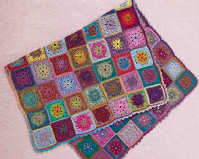 Hakeldecke Granny Squares Mille Colori Lang 01 Stricken mit der Häkelnadel,stefanie mohr,drahtschmuck,drahtschmuck stricken