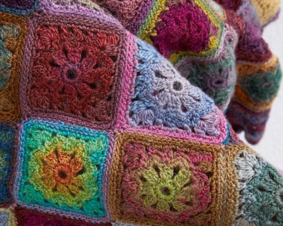 Hakeldecke Granny Squares Mille Colori Lang 02 Granny Square Decke häkeln