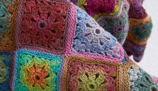 Hakeldecke Granny Squares Mille Colori Lang 02 Granny Square Decke häkeln