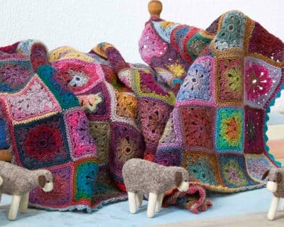 Hakeldecke Granny Squares Mille Colori Lang 03 Granny Square Decke häkeln